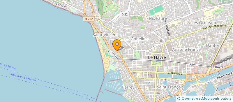 localisation de l'entreprise JOST à LE HAVRE