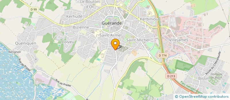 localisation de l'entreprise JOST  GUERANDE