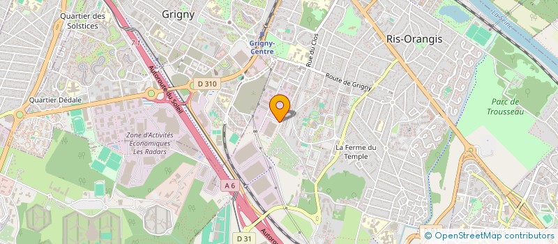 localisation de l'entreprise JOST FRANCE à RIS-ORANGIS