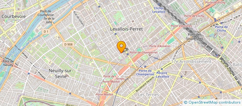 localisation de l'entreprise JOSTAC à LEVALLOIS-PERRET