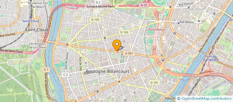 localisation de l'entreprise JOSTE à BOULOGNE-BILLANCOURT