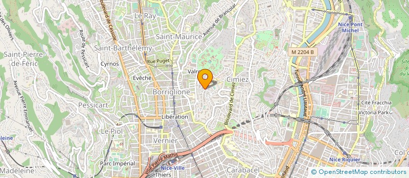 localisation de l'entreprise JOSTITOM à NICE