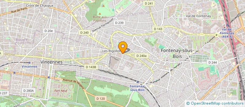 localisation de l'entreprise JOSTRO  FONTENAY-SOUS-BOIS