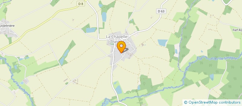 localisation de l'entreprise JOSUE PAISNEL  LA CHAPELLE-THEMER