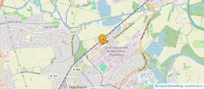 localisation de l'entreprise JOSY à HŒNHEIM