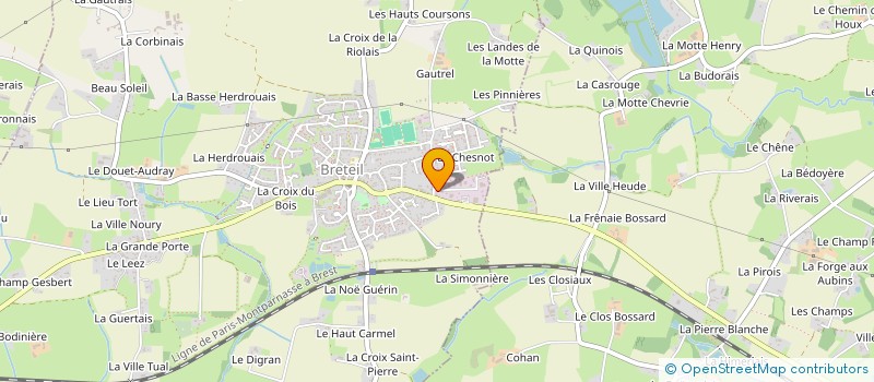 localisation de l'entreprise JOSY  BRETEIL