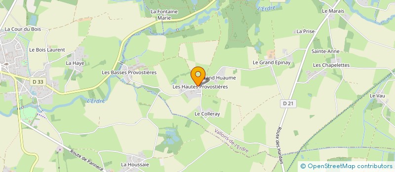 localisation de l'entreprise JOSY  VALLONS-DE-L'ERDRE