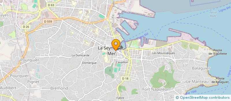 localisation de l'entreprise JOSYANE  LA SEYNE-SUR-MER