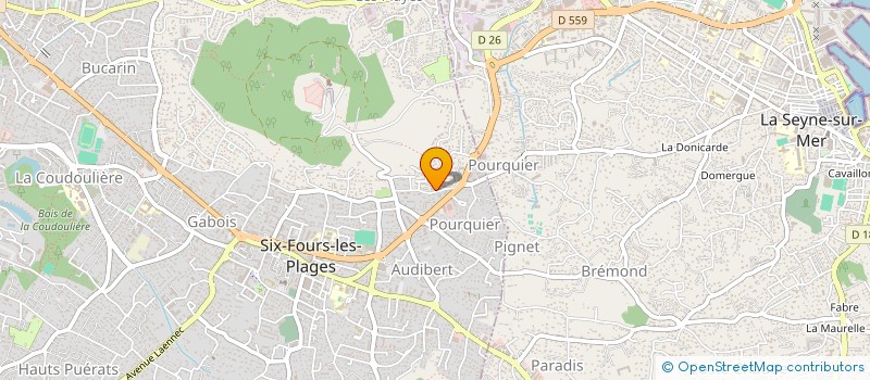 localisation de l'entreprise JOSYJO à SIX-FOURS-LES-PLAGES