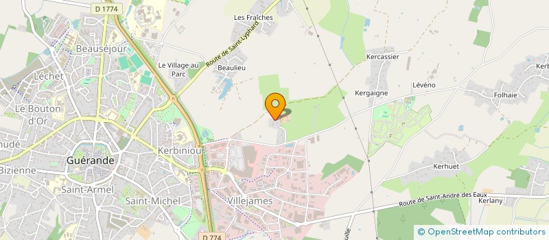 localisation de l'entreprise JOSYLA  GUERANDE