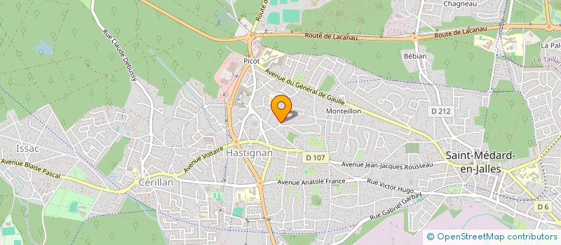 localisation de l'entreprise JOTESS  SAINT-MEDARD-EN-JALLES