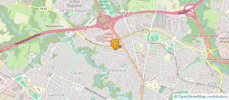 localisation de l'entreprise JOTHISO à ORVAULT