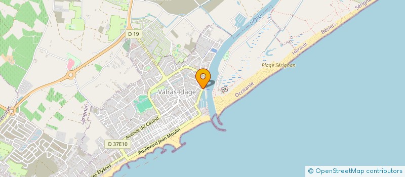 localisation de l'entreprise JOTT  VALRAS-PLAGE