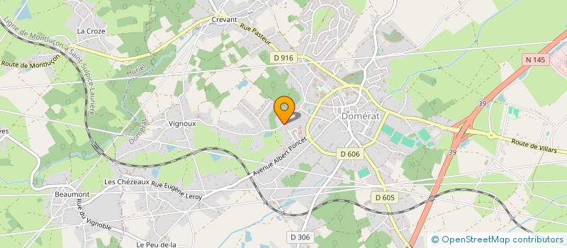 localisation de l'entreprise JOTUNN & CO à DOMERAT