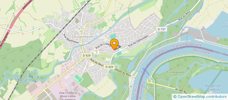 localisation de l'entreprise JOTZ INOX  DRUSENHEIM