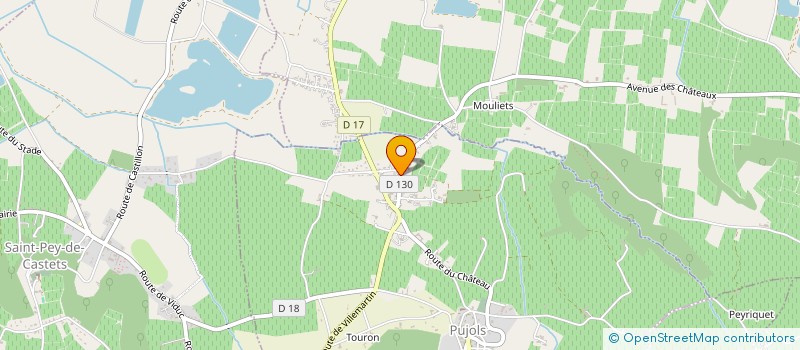 localisation de l'entreprise JOUAMAA FRERES  PUJOLS