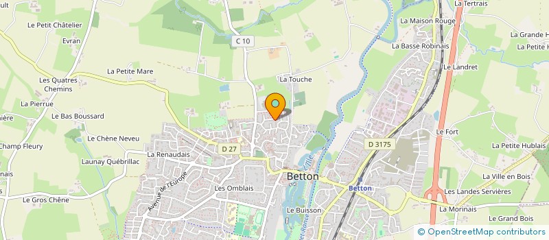 localisation de l'entreprise JOUAN  BETTON