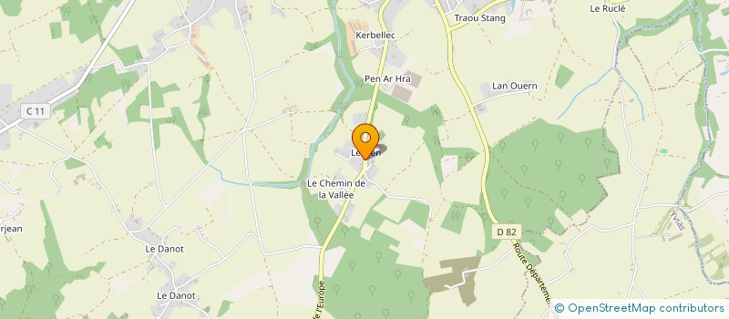 localisation de l'entreprise JOUAN à PLOURIVO