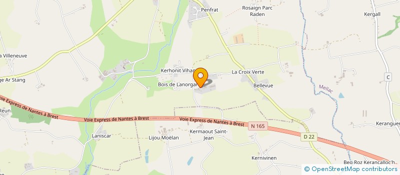 localisation de l'entreprise JOUAN  LE TREVOUX