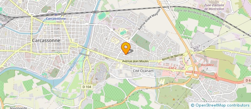 localisation de l'entreprise JOUAN  CARCASSONNE