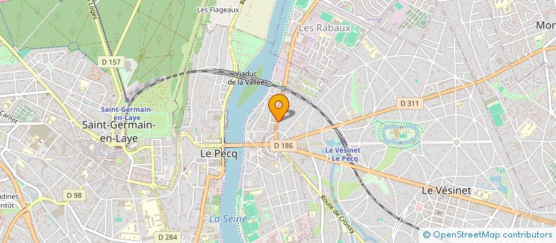 localisation de l'entreprise JOUAN-AZUREA  LE VESINET