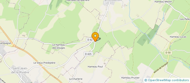 localisation de l'entreprise JOUAN TP  SAINT-MAURICE-EN-COTENTIN