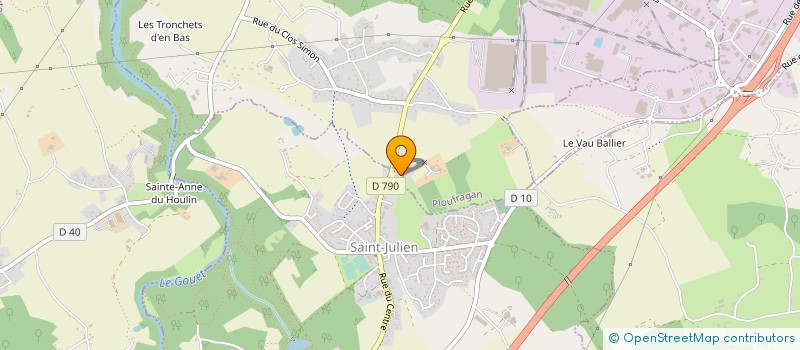 localisation de l'entreprise JOUAN TRAVAUX PUBLICS à PLAINTEL