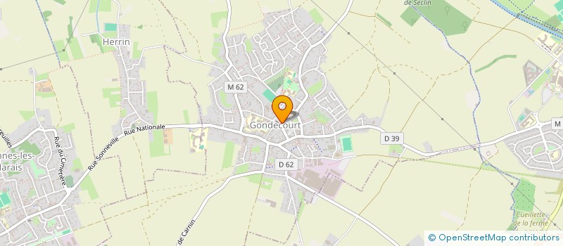 localisation de l'entreprise JOUANDIS 2 à GONDECOURT