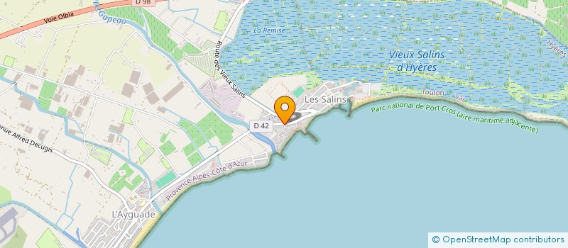 localisation de l'entreprise JOUANEAU INVEST à HYERES
