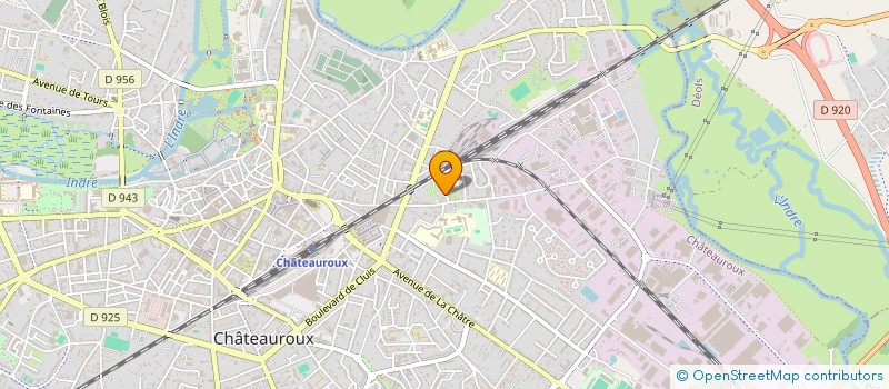 localisation de l'entreprise JOUANET BAPTISTE ET LUCIE à CHATEAUROUX