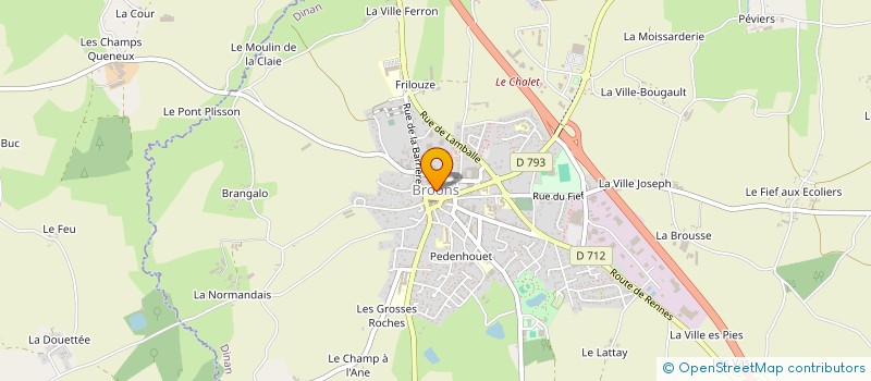 localisation de l'entreprise JOUANNE-DOVALE  BROONS