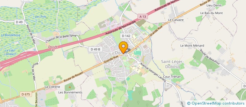localisation de l'entreprise JOUANNE IMMOBILIER  DOZULE