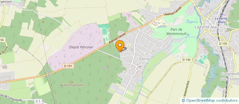 localisation de l'entreprise JOUANNE IMMOBILIER  CERNY