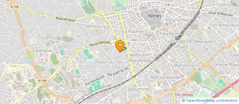 localisation de l'entreprise JOUANNE PEINTURE SERVICE à NIMES