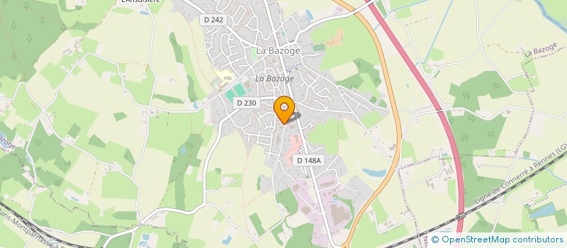 localisation de l'entreprise JOUANNINVEST  LA BAZOGE