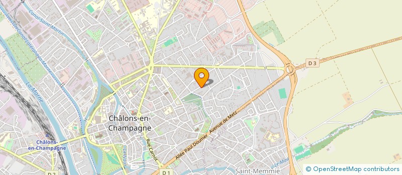 localisation de l'entreprise JOUAUD  CHALONS-EN-CHAMPAGNE