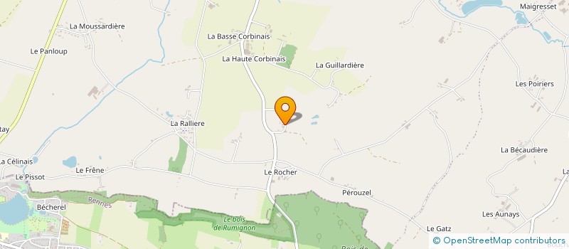 localisation de l'entreprise JOUAULT  VITRE