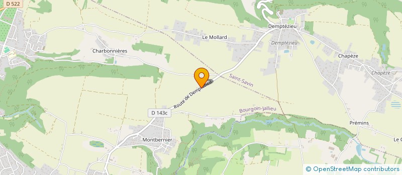 localisation de l'entreprise JOUAULT à BOURGOIN-JALLIEU