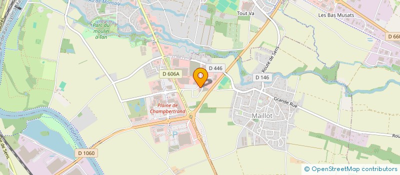 localisation de l'entreprise JOUBERT  MAILLOT