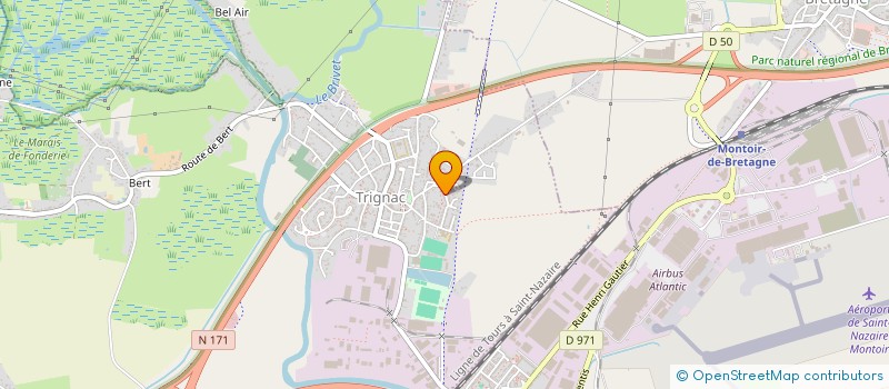 localisation de l'entreprise JOUBERT AVERTY NETTOYAGE  TRIGNAC