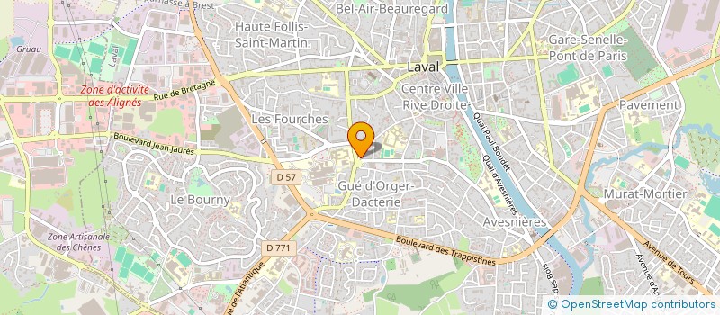 localisation de l'entreprise JOUBERT B&G à LAVAL