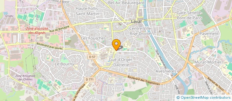 localisation de l'entreprise JOUBERT B&G à LAVAL