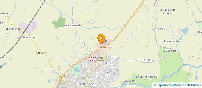 localisation de l'entreprise JOUBERT ELEC  TREMENTINES