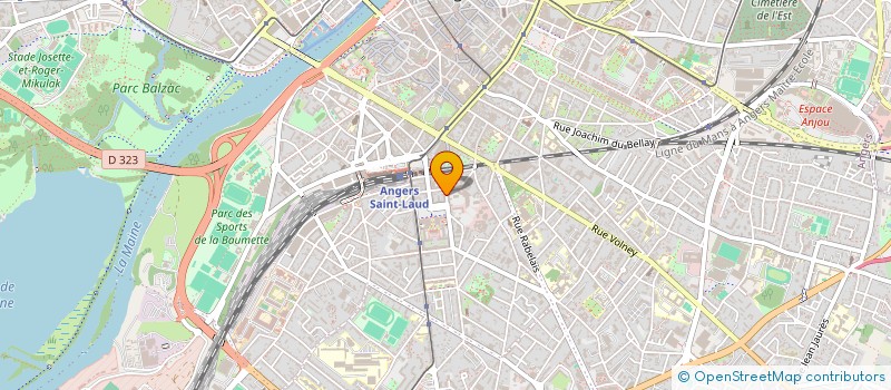 localisation de l'entreprise JOUBERT GC à ANGERS