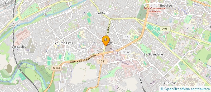 localisation de l'entreprise JOUBERT ISLAND à POITIERS