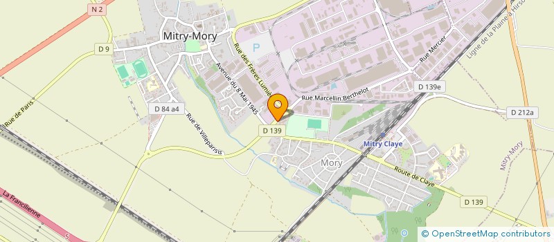 localisation de l'entreprise JOUBERT NORTH FRANCE à MITRY-MORY