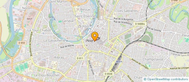 localisation de l'entreprise JOUBERT ONE à NIORT