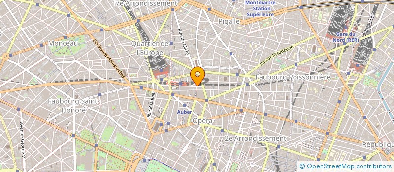 localisation de l'entreprise JOUBERT VOYAGES à PARIS