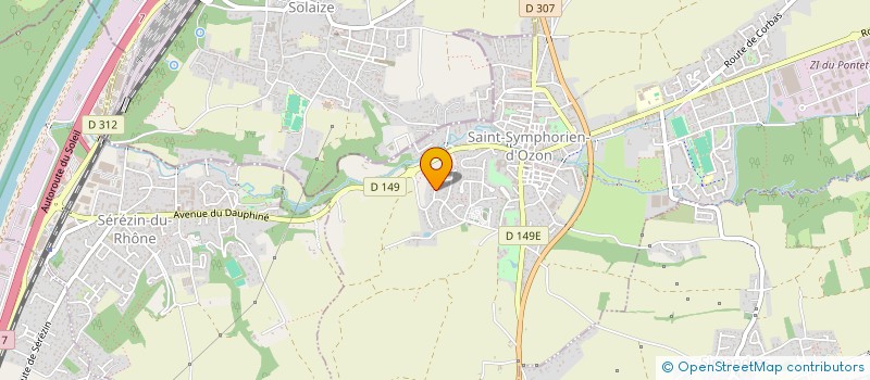 localisation de l'entreprise JOUCHAND LMNP  SAINT-SYMPHORIEN-D'OZON