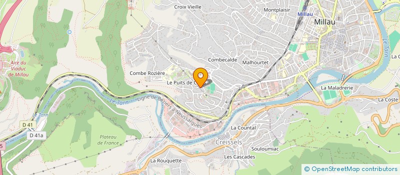 localisation de l'entreprise JOUCLA ET FILS à MILLAU